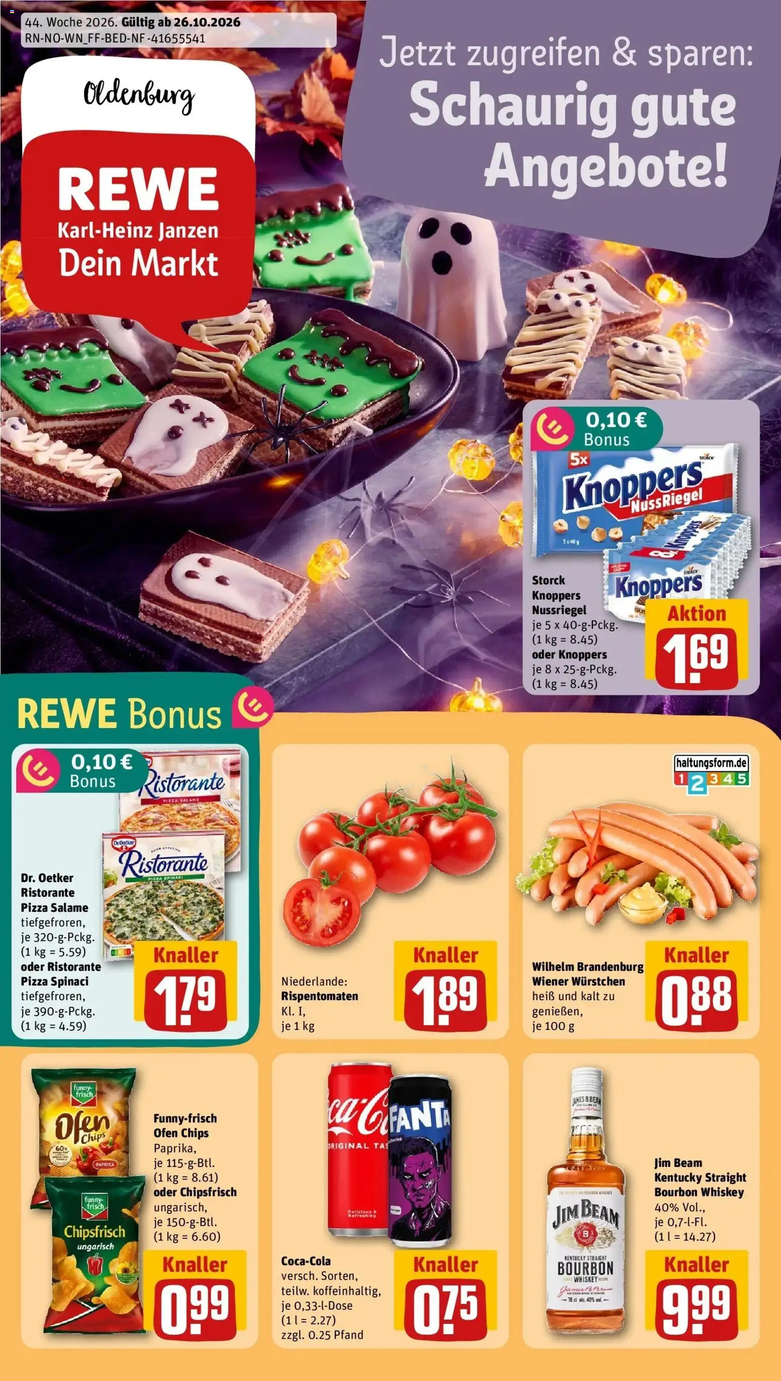 Vorschau von dem Prospekt des Geschäftes Rewe, gültig ab dem 26.10.2026