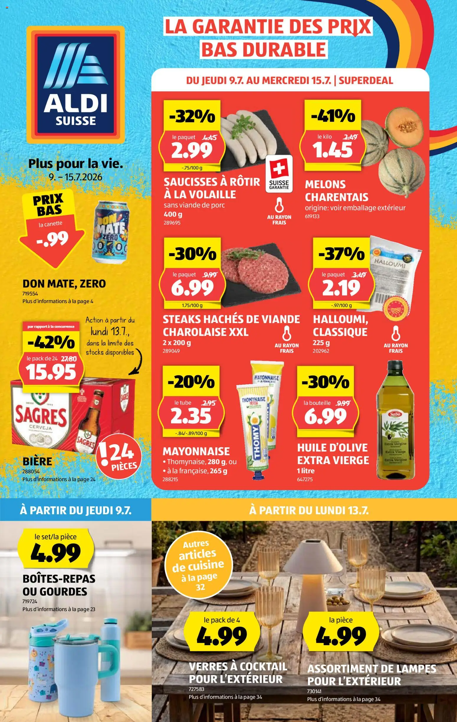 Vorschau des Merkblatts Aldi aktionen FR vom Shop Aldi gültig von 09.07.2026 bis 15.07.2026 - Mayonnaise