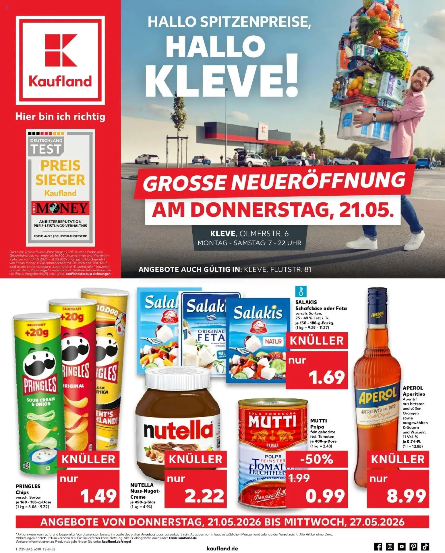 Vorschau von dem Prospekt des Geschäftes Kaufland, gültig ab dem 21.05.2026