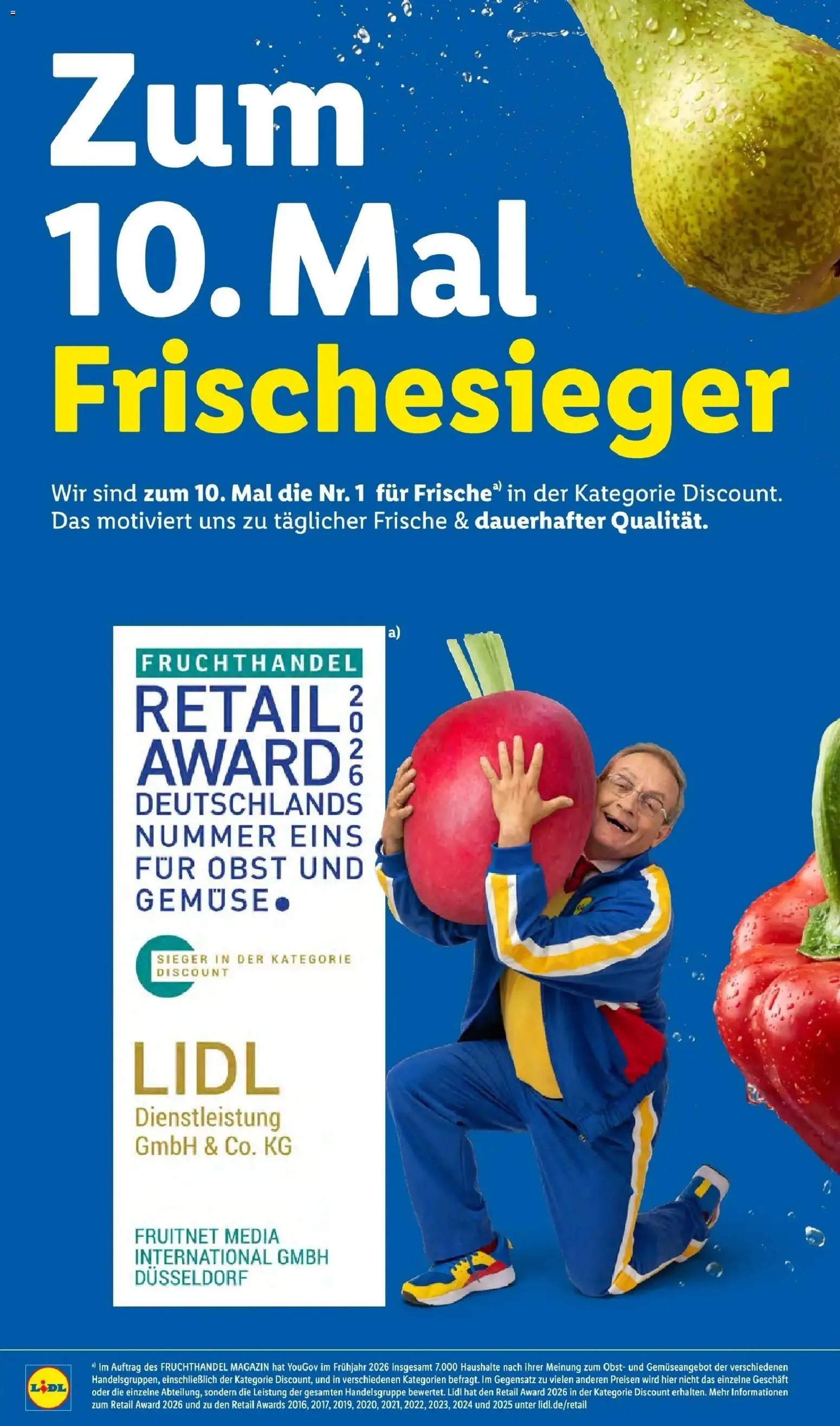 Vorschau von dem Prospekt des Geschäftes Lidl, gültig ab dem 02.11.2026 - Gemüse, Obst, Magazin