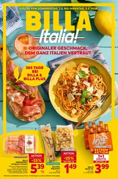 Vorschau der Angebote: Billa Billa Italia gültig ab 07.05.2026