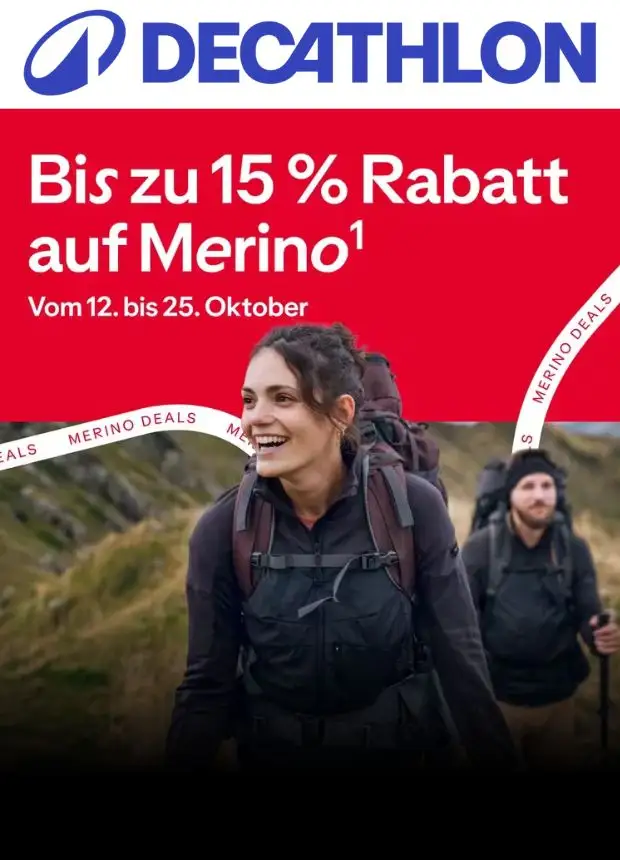 Decathlon Produktkatalog - Merino-Deals ab 12.10.2026 gültig