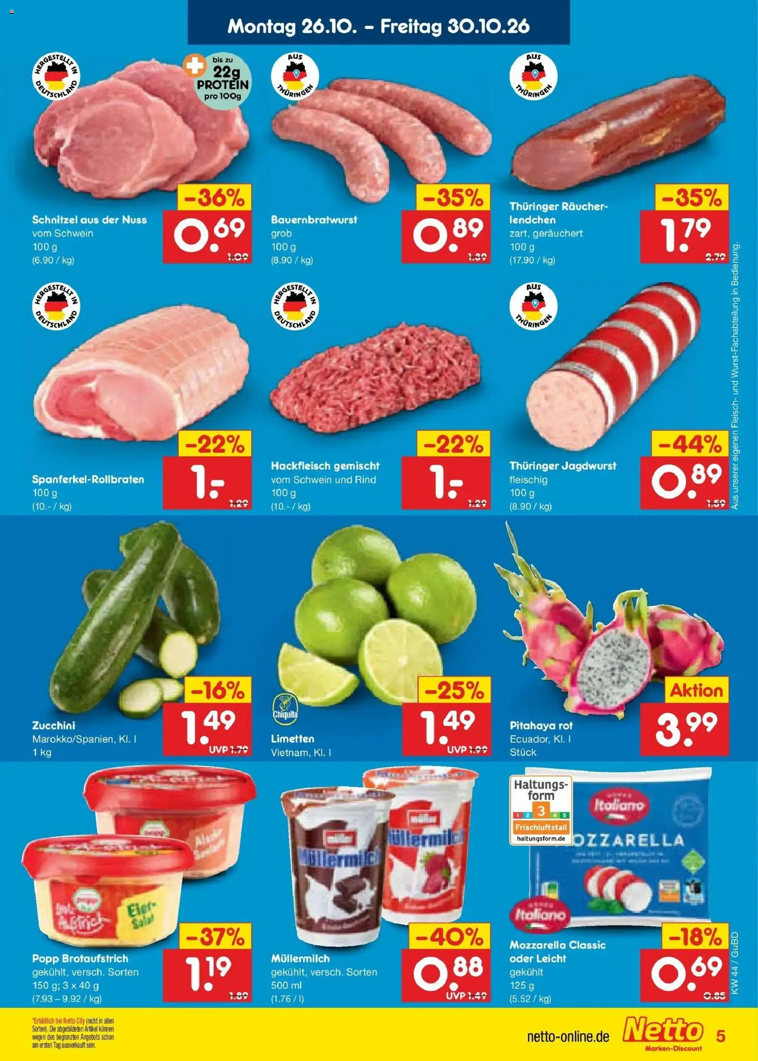 Vorschau von dem Prospekt des Geschäftes Netto Marken-Discount, gültig ab dem 26.10.2026
