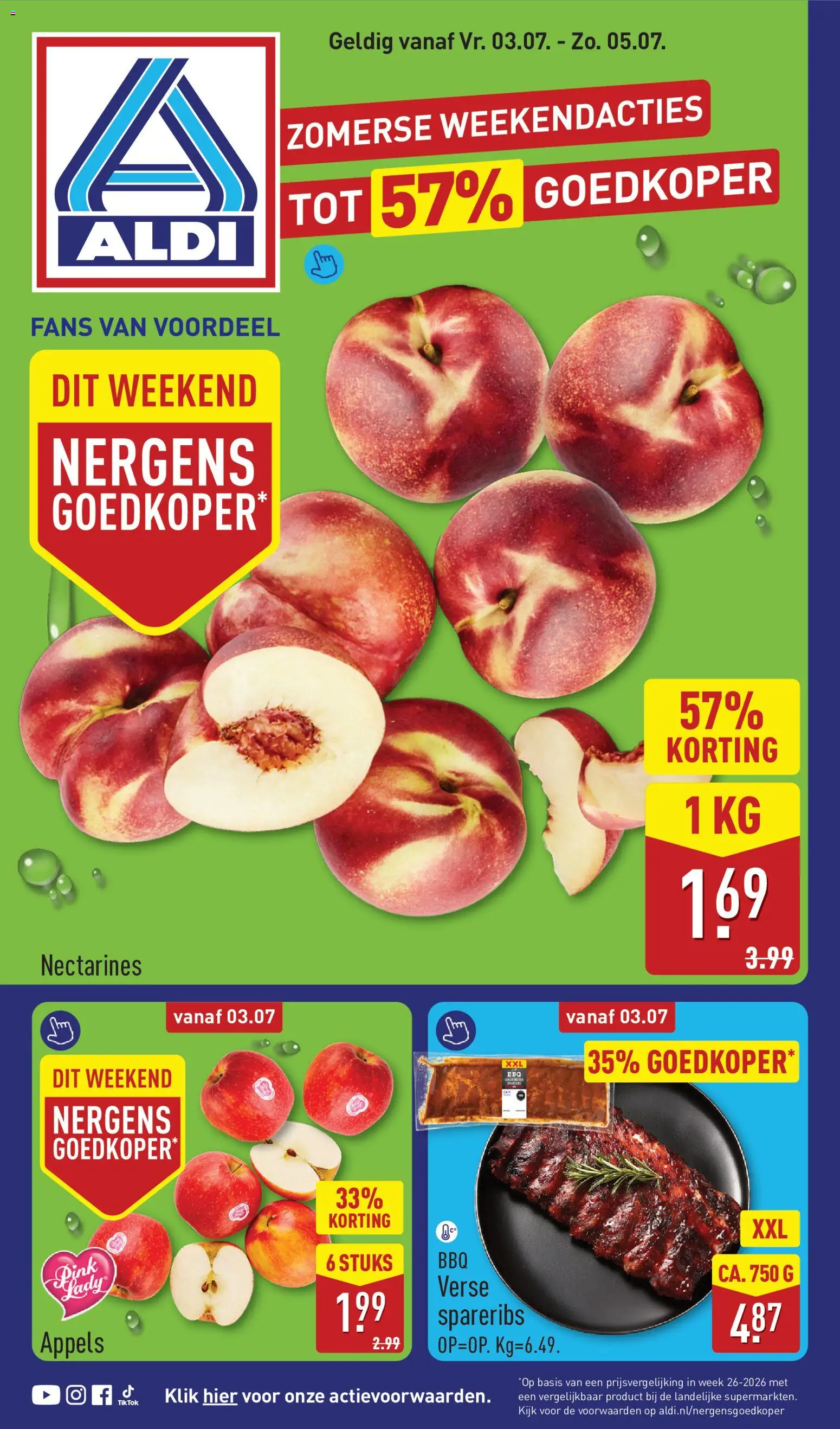 Voorbeeld van Aldi folder - Weekendfolder van winkel Aldi geldig vanaf 03-07-2026