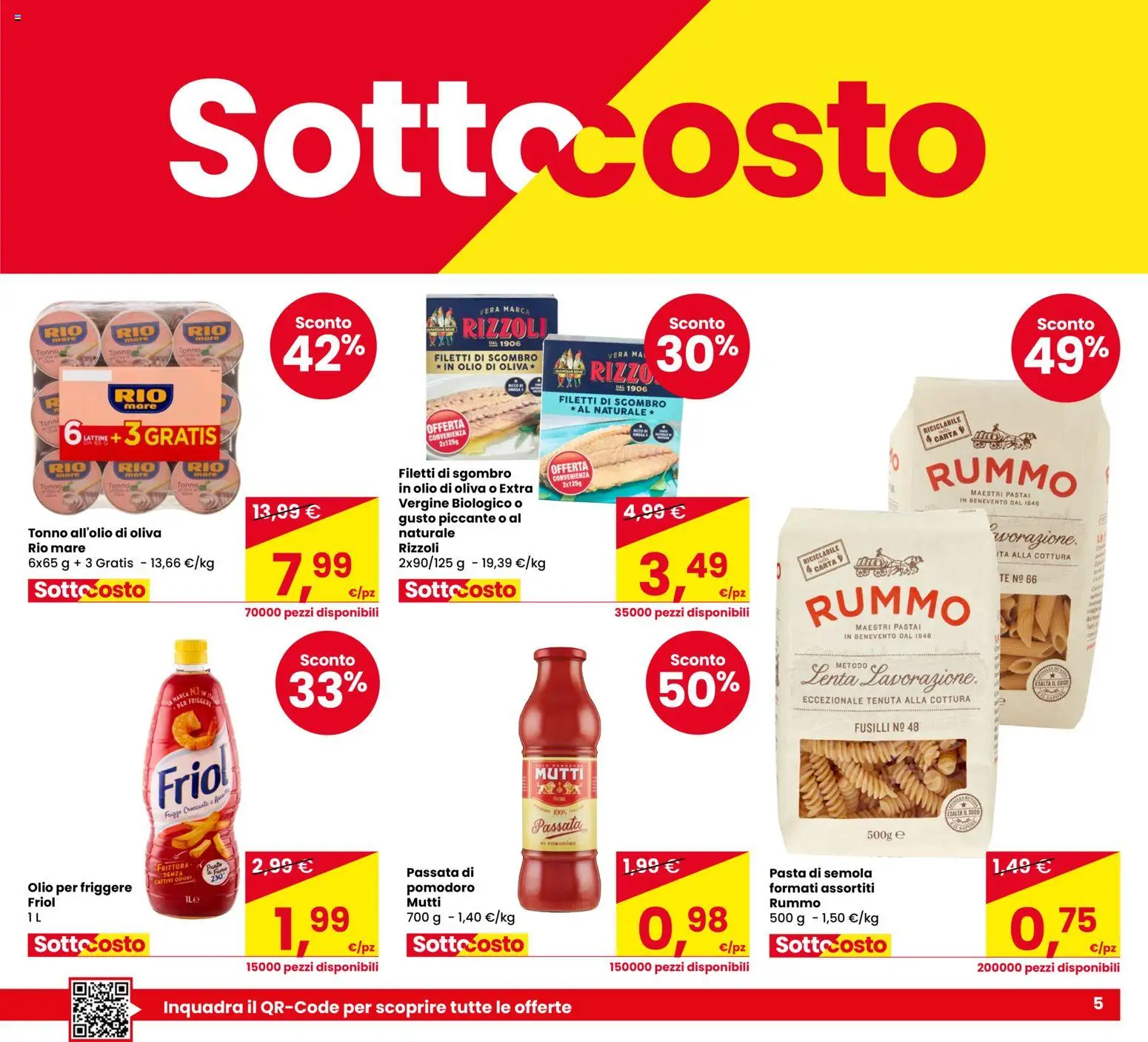 Anteprima dell'opuscolo Despar volantino Castel Bolognese dal negozio Despar valido da 06/10/2026 - Pasta, Pomodoro, Tonno, Sgombro, Fusilli, Mutti, Semola, Pasta di semola