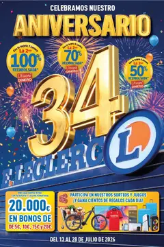 Vista previa del folleto de la tienda E.Leclerc válido desde el 13/07/2026 