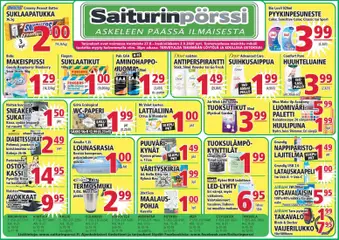Kaupan Saiturinpörssi Saiturinpörssi tarjoukset esikatselu, voimassa 27/08/2026
