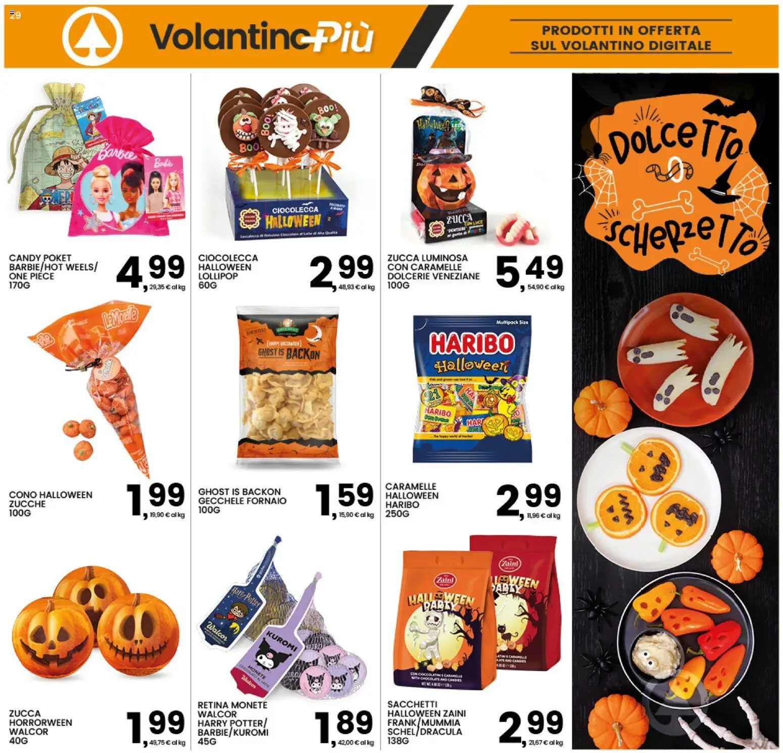 Anteprima dell'opuscolo Interspar volantino dal negozio Interspar valido da 22/10/2026 - Zucca, Caramelle