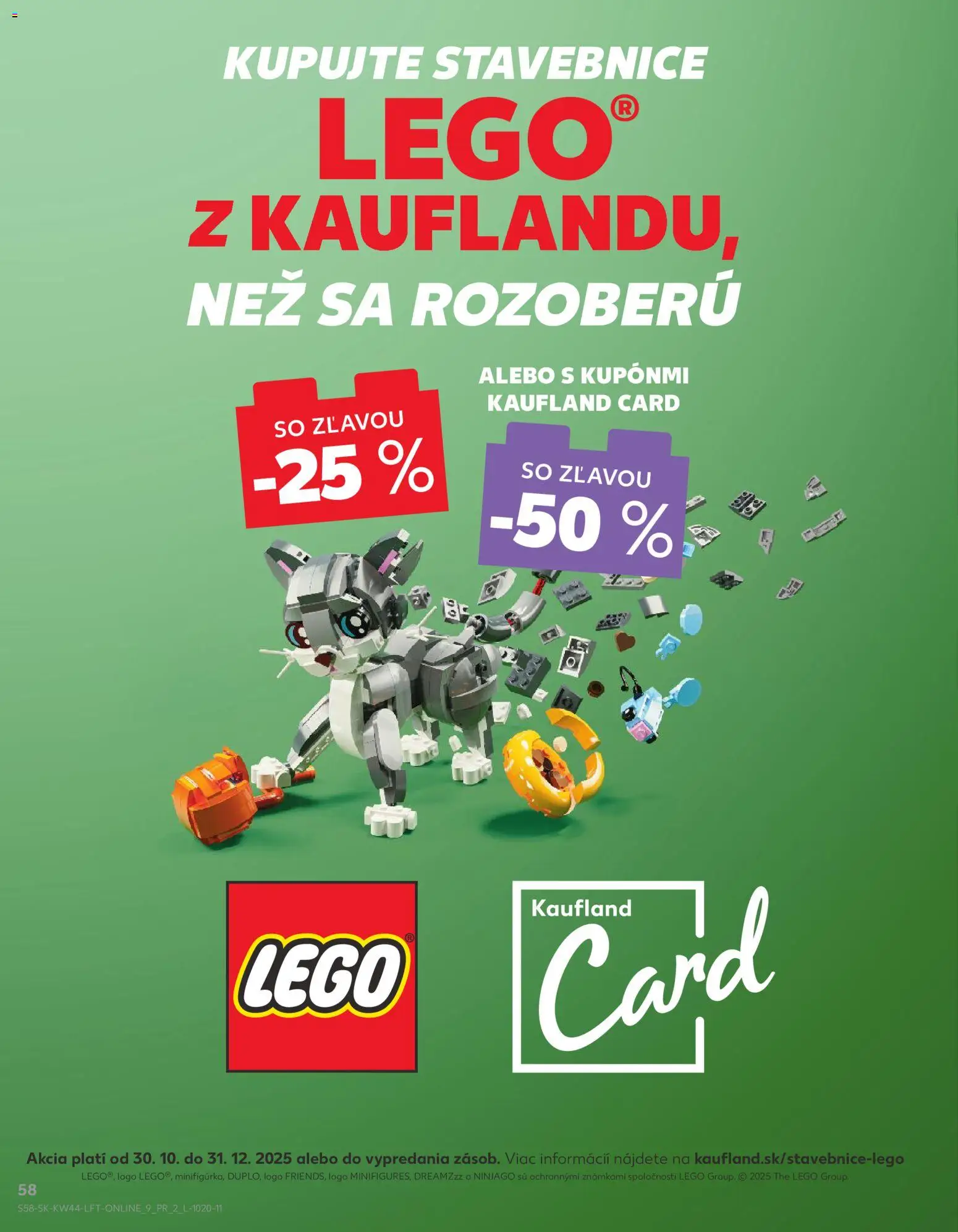 Náhľad Kaufland letáku platného od 30.10.2025 - LEGO, LEGO stavebnice