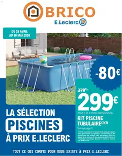 Prévisualisation de Brico E.Leclerc - Piscines du magasin Brico E.Leclerc formulaire valide 28/04/2026