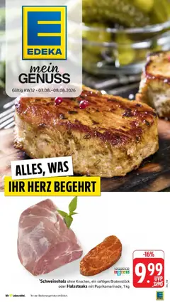 Vorschau von dem Prospekt des Geschäftes Edeka, gültig ab dem 03.08.2026