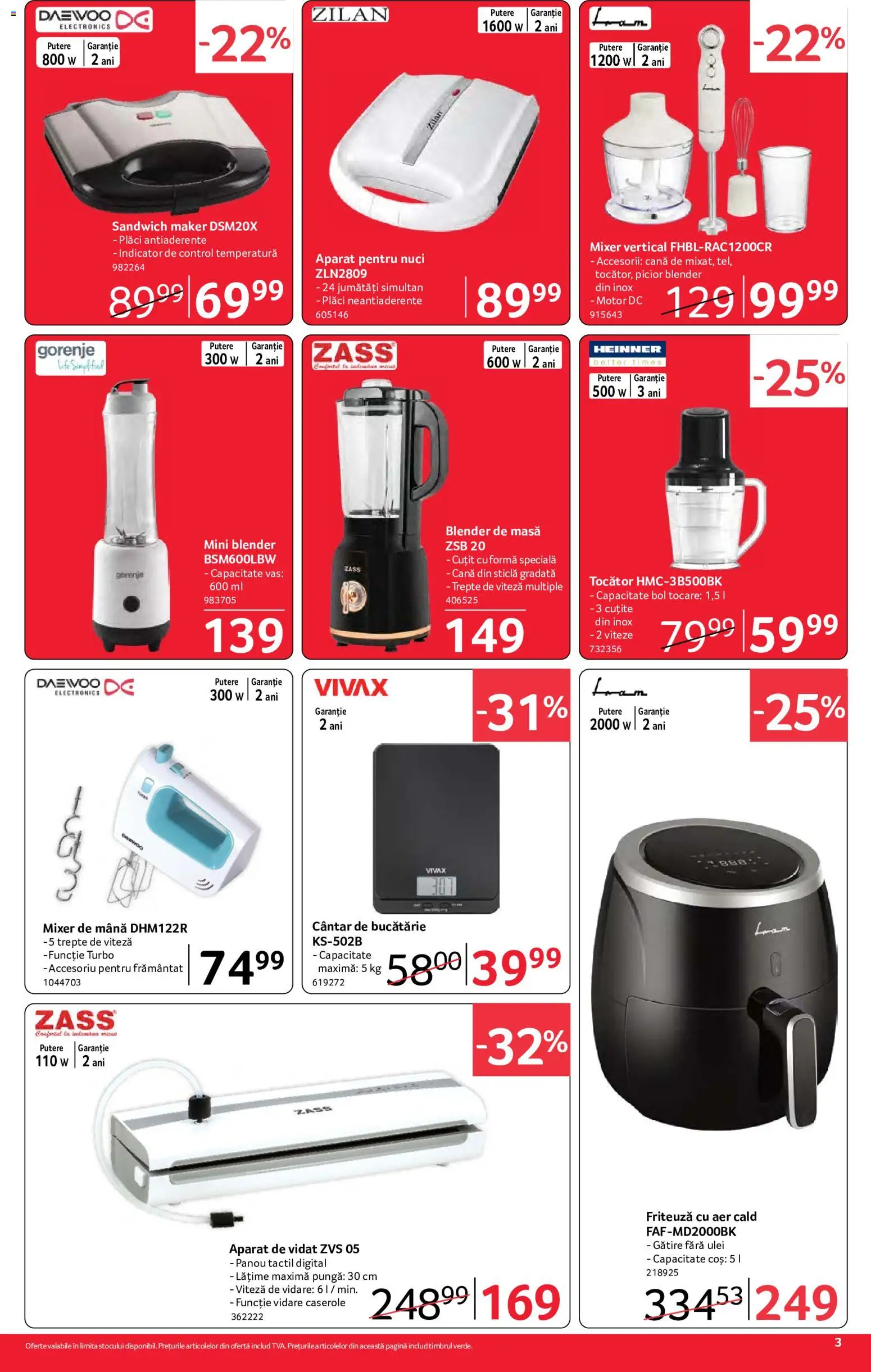 Previzualizarea de cataloage: Selgros Selgros Catalog Nonfood valabil de la 02.10.2026 - Coș, Blender, Sandwich Maker, Mixer, Ulei, Nuci, Aparat, Caserole
