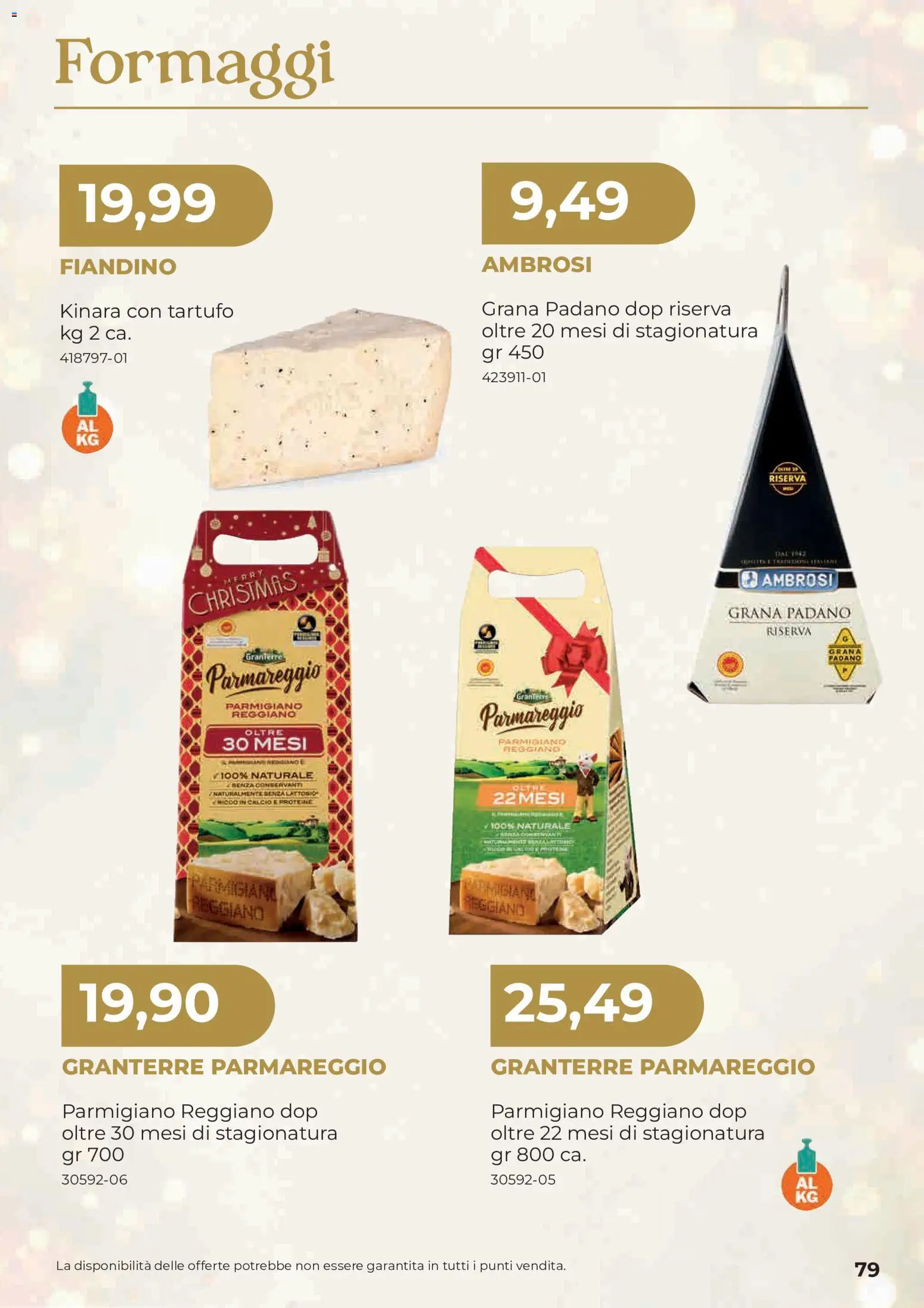 Anteprima dell'opuscolo Sogegross volantino Strenne dal negozio Sogegross valido da 27/10/2026 - Tartufo, Parmigiano reggiano, Grana Padano, Parmigiano, Senza lattosio