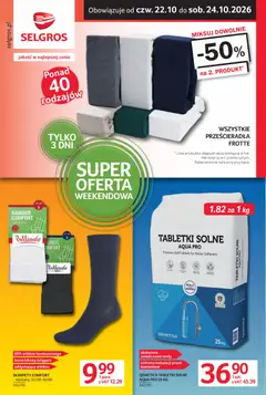Pogląd gazetki "Selgros cash&carry gazetka - Oferta weekendowa" ze sklepu Selgros cash&carry ważnej od 22.10.2026