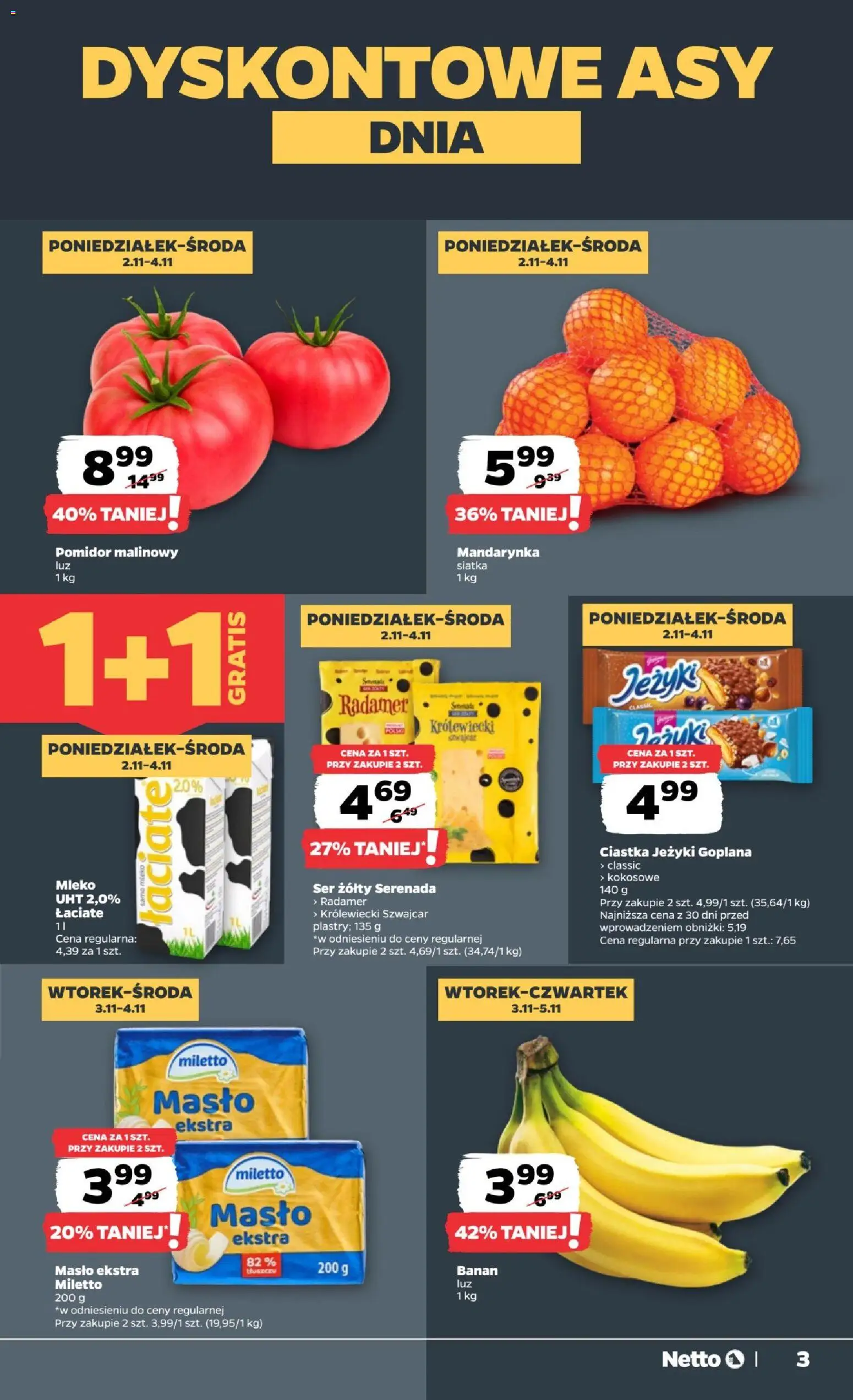 Pogląd gazetki "Netto gazetka od poniedziałku" ze sklepu Netto ważnej od 02.11.2026