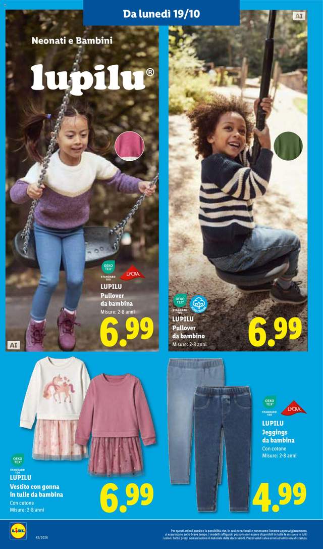 Nuovo volantino Lidl dal 15/10