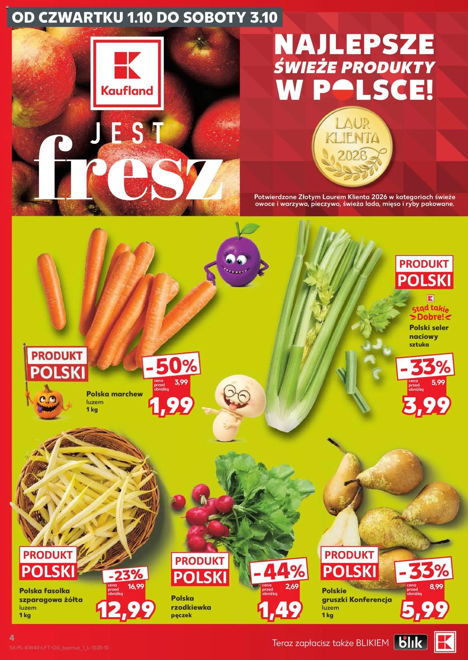 Pogląd gazetki "Kaufland gazetka" ze sklepu Kaufland ważnej od 01.10.2026