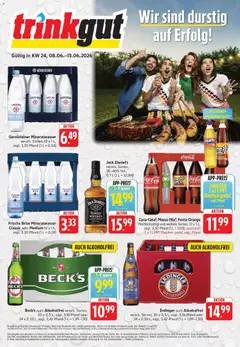 Vorschau von dem Prospekt des Geschäftes Trinkgut, gültig ab dem 08.06.2026