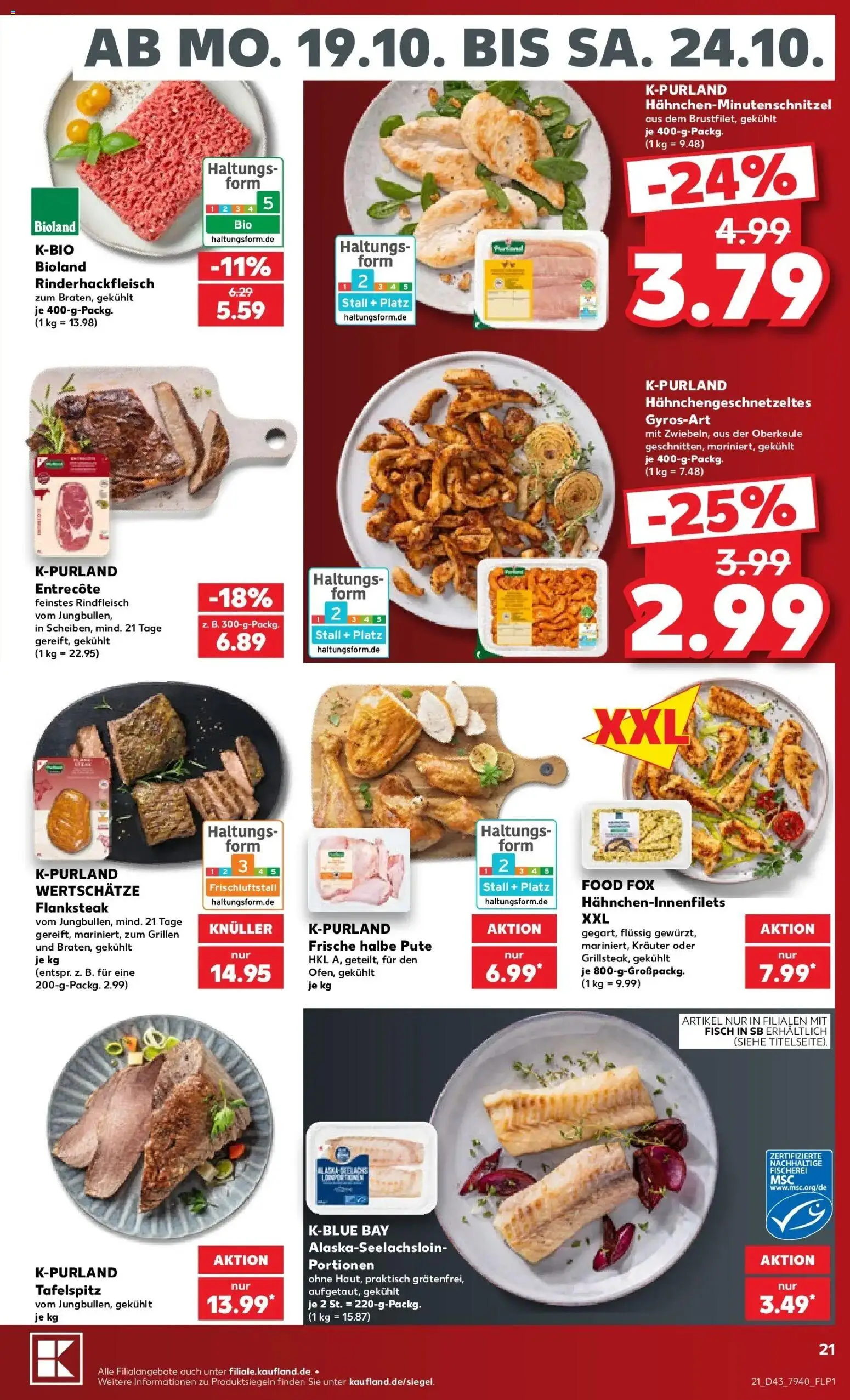 Vorschau von dem Prospekt des Geschäftes Kaufland, gültig ab dem 19.10.2026