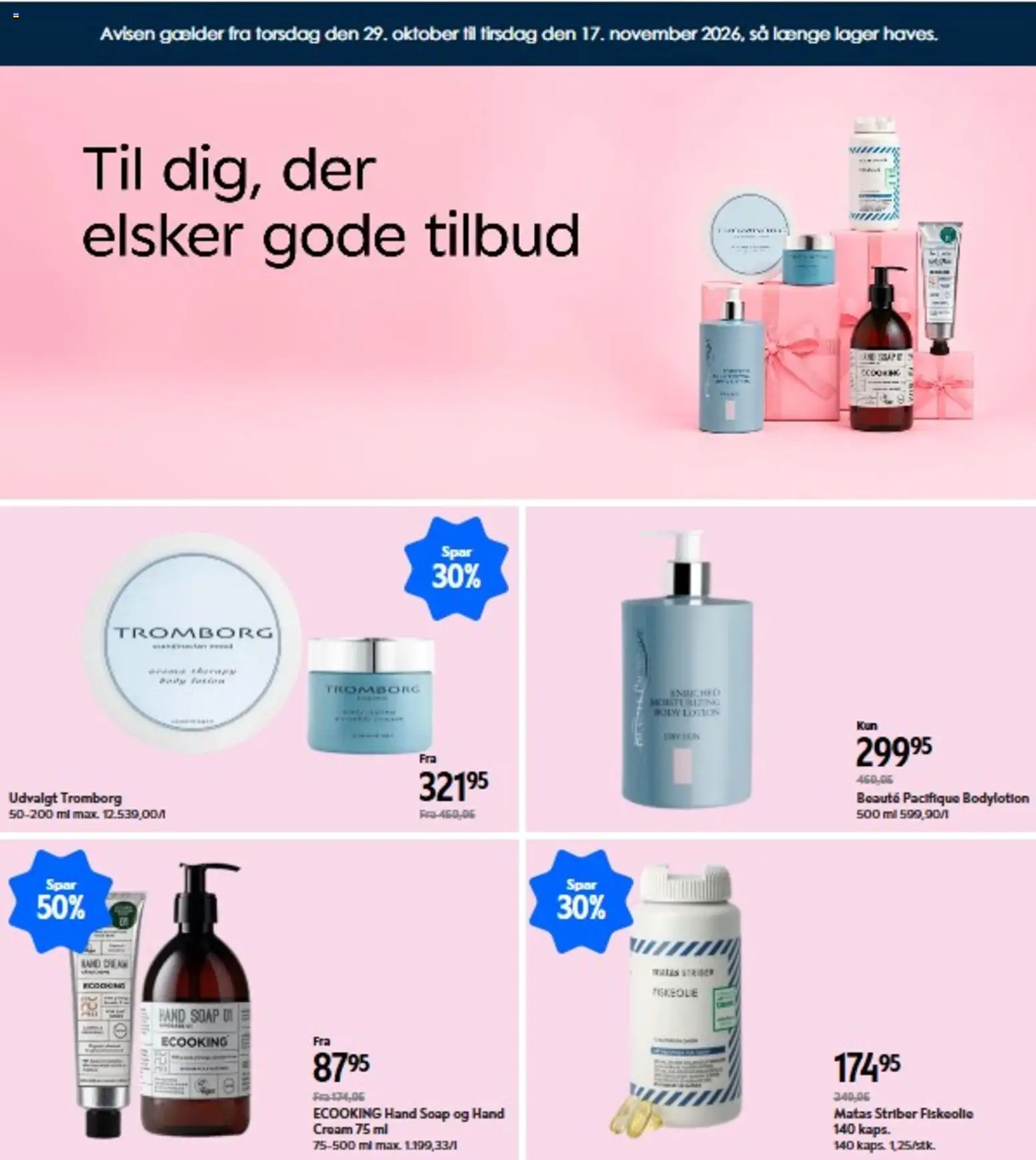 Eksempel på tilbudsavis Matas - Black Friday fra butik Matas gyldig fra 29/10/2026