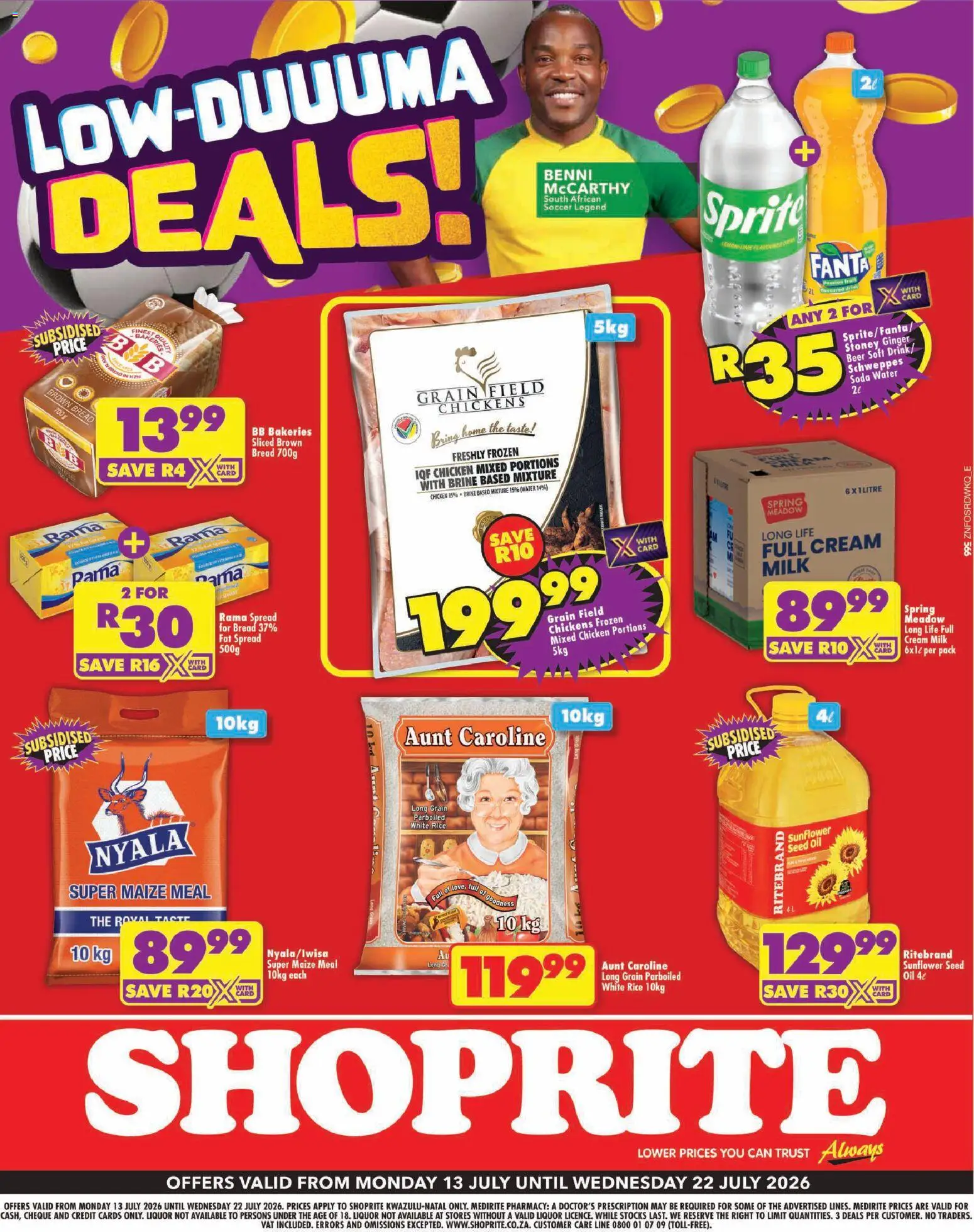 Preview of Shoprite flyer valid from 13/07/2026
