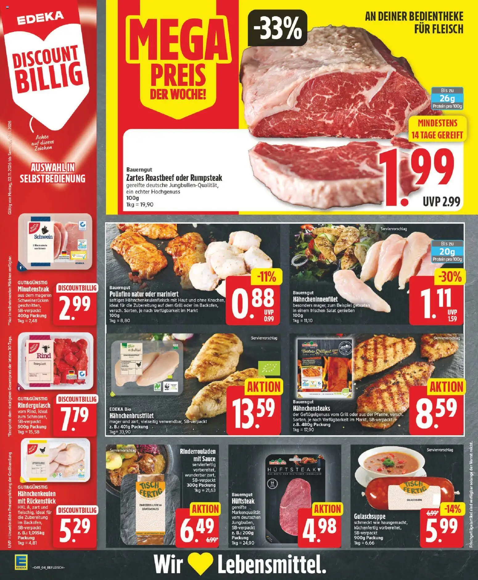 Vorschau von dem Prospekt des Geschäftes Edeka, gültig ab dem 02.11.2026