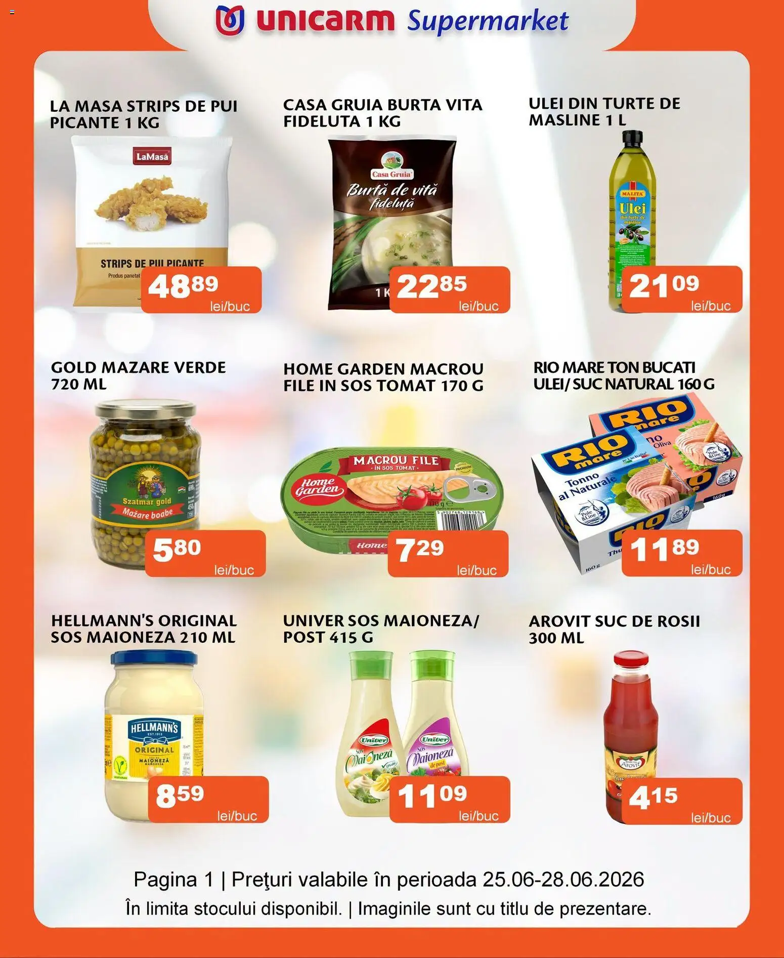 Previzualizarea de cataloage: Unicarm Unicarm Catalog valabil de la 25.06.2026