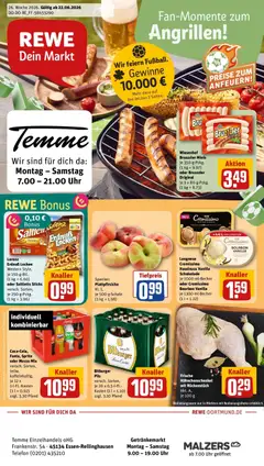 Vorschau von dem Prospekt des Geschäftes Rewe, gültig ab dem 22.06.2026