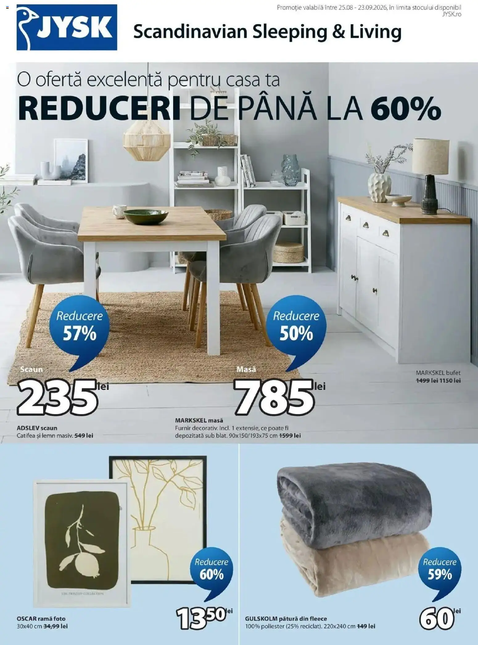 Previzualizarea de cataloage: JYSK JYSK Catalog valabil de la 25.08.2026