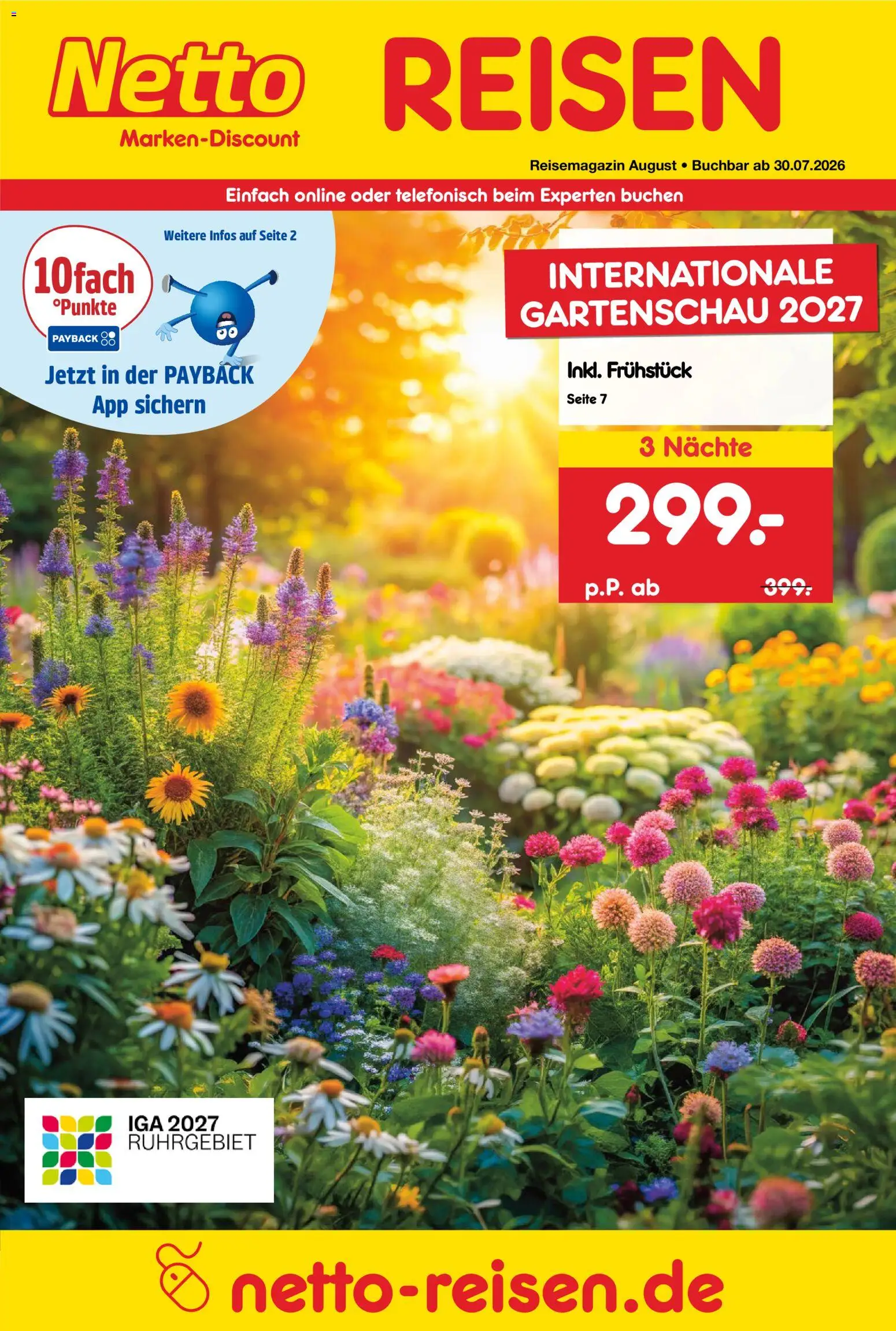 Vorschau von dem Prospekt des Geschäftes Netto Reisen, gültig ab dem 30.07.2026