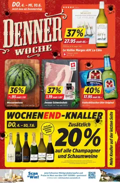 Vorschau des Merkblatts Denner aktionen vom Shop Denner gültig von 04.06.2026 bis 10.06.2026