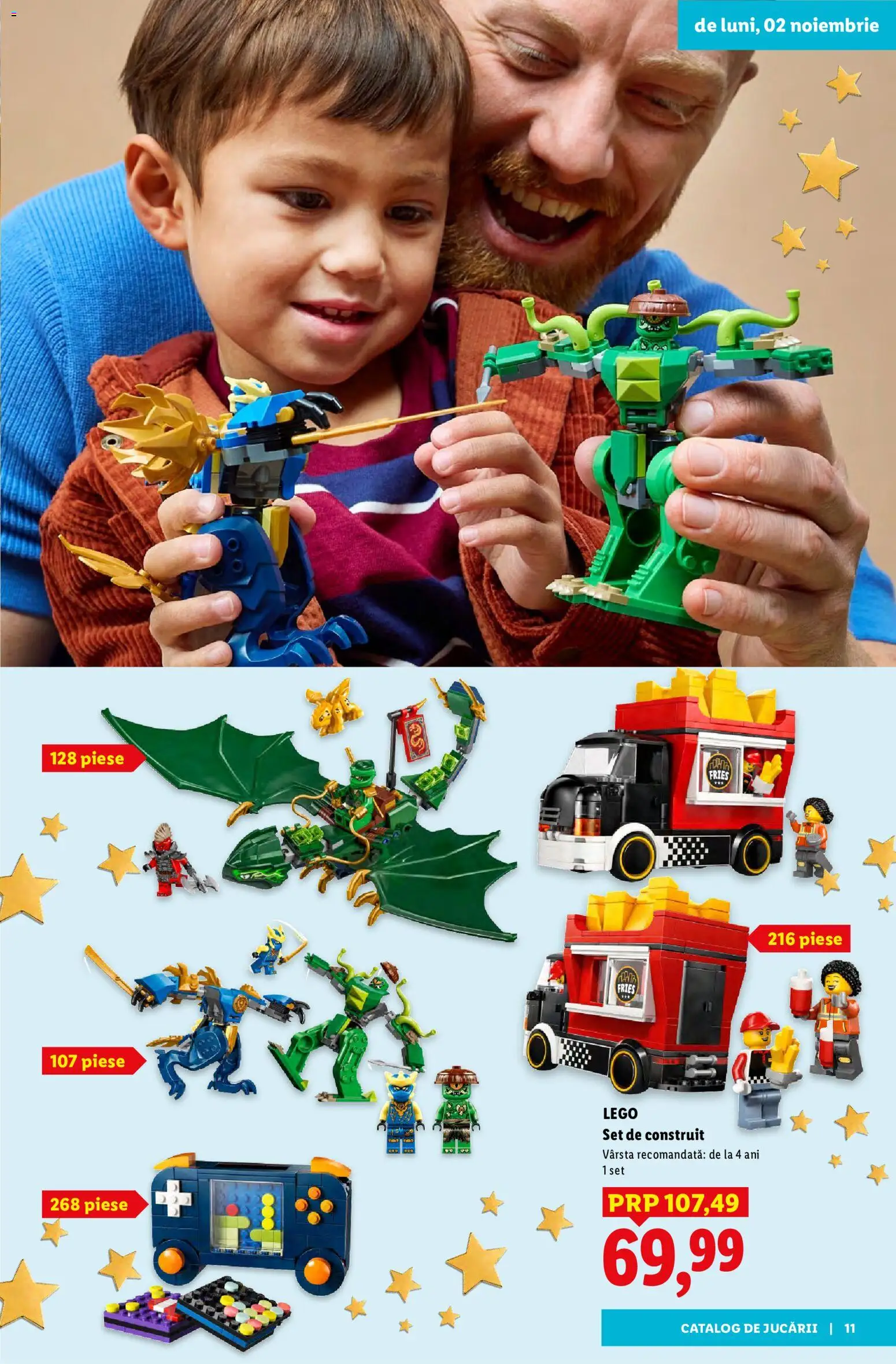 Previzualizarea de cataloage: Lidl Lidl Catalog De jucării valabil de la 02.11.2026 - LEGO, Cartofi
