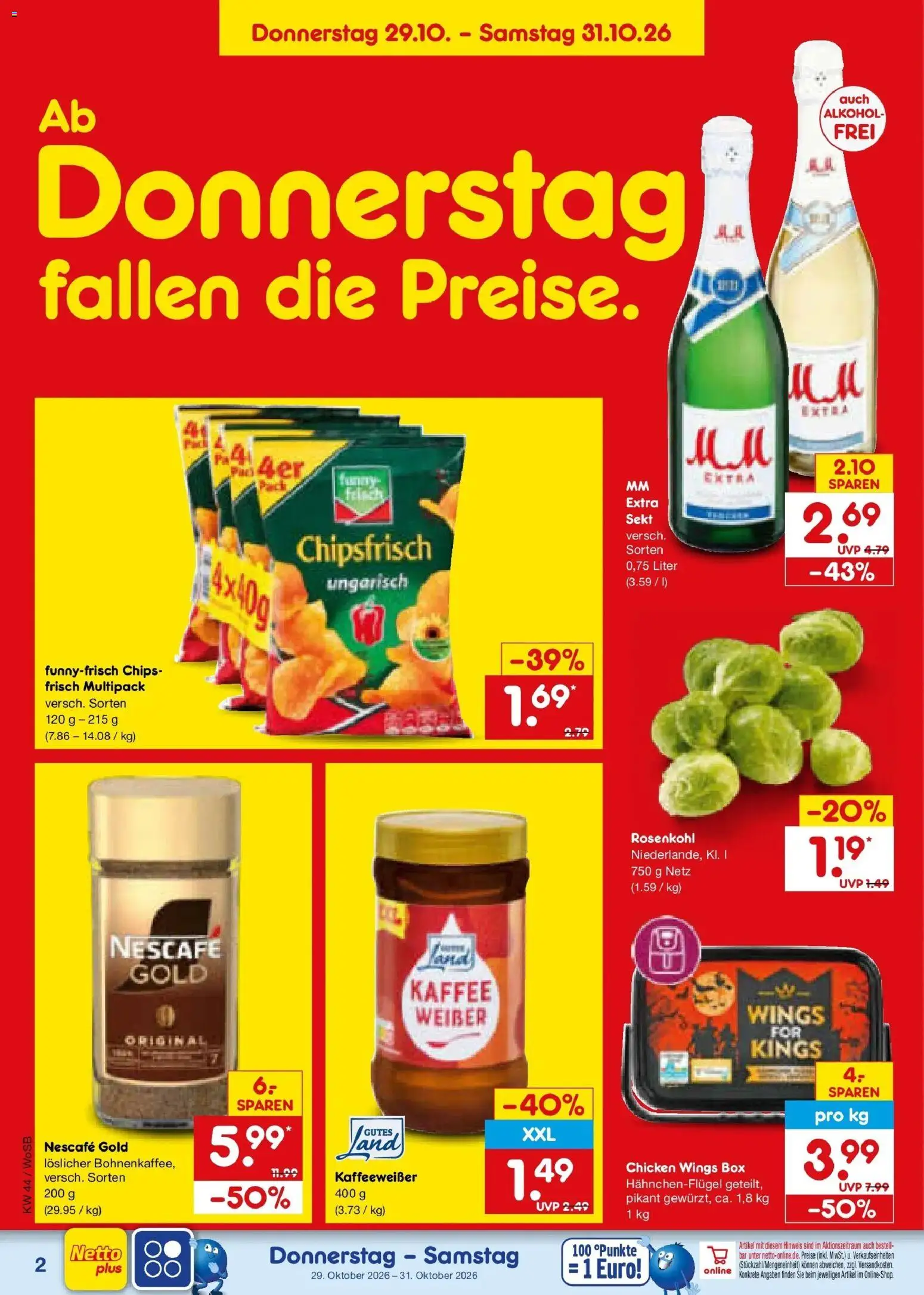 Vorschau von dem Prospekt des Geschäftes Netto Marken-Discount, gültig ab dem 26.10.2026