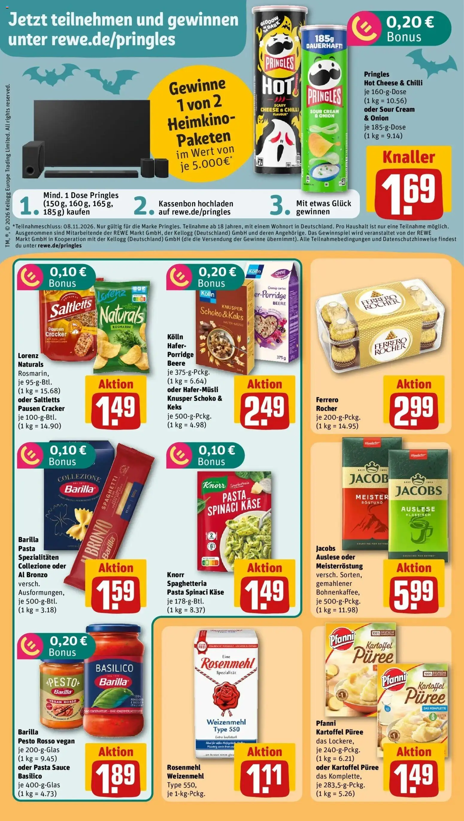 Vorschau von dem Prospekt des Geschäftes Rewe, gültig ab dem 26.10.2026
