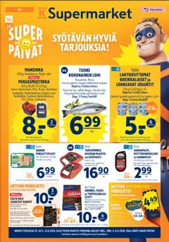 Kaupan K-Supermarket K-Supermarket tarjoukset esikatselu, voimassa 03/09/2026