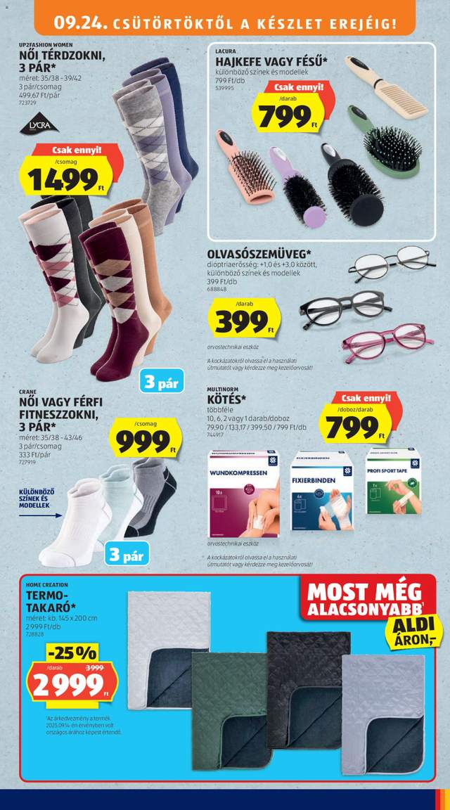 Új Aldi akciós újság 09.24.
