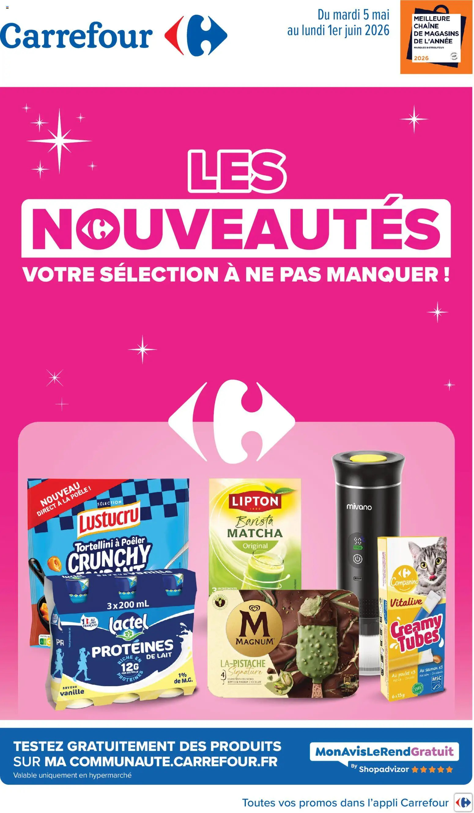 Prévisualisation de Carrefour Les nouveautés de mai du magasin Carrefour formulaire valide 05/05/2026