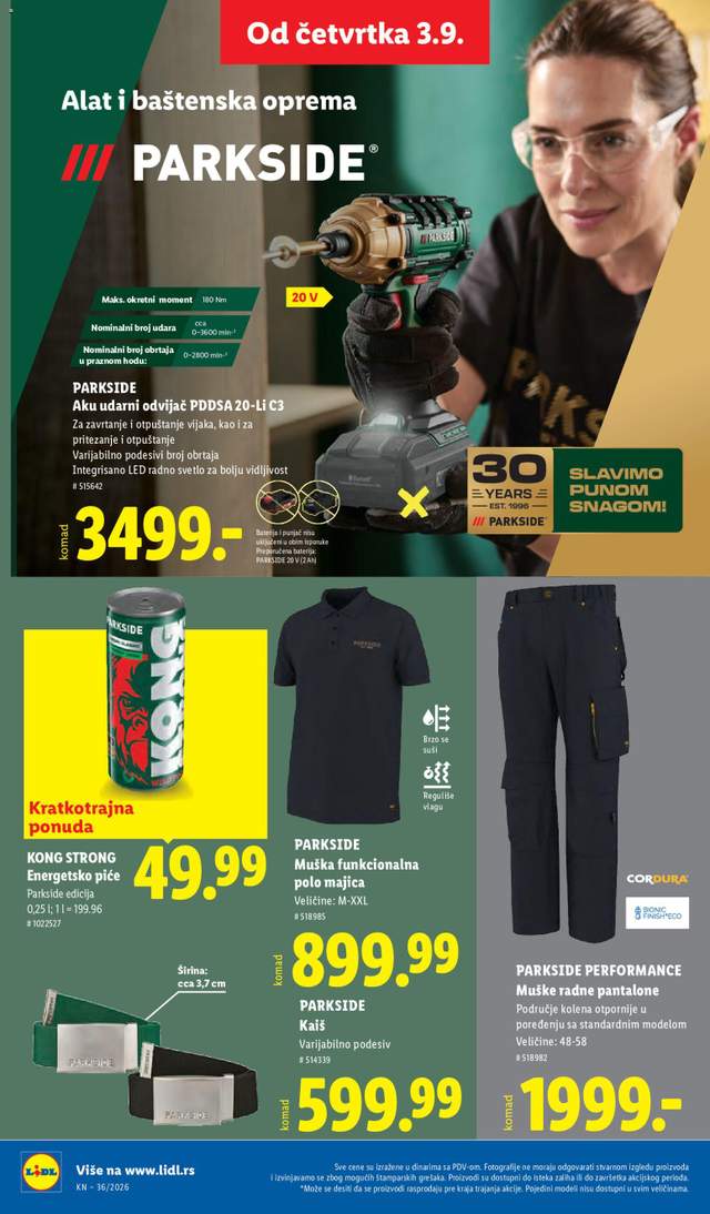 Novi Lidl katalog od 03.09.