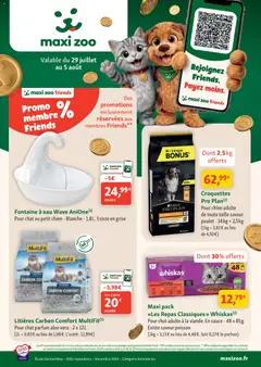 Prévisualisation de Maxi ZOO catalogue du magasin Maxi ZOO formulaire valide 29/07/2026