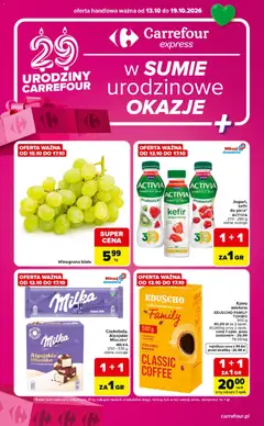 Pogląd gazetki "Carrefour gazetka - Express" ze sklepu Carrefour ważnej od 13.10.2026