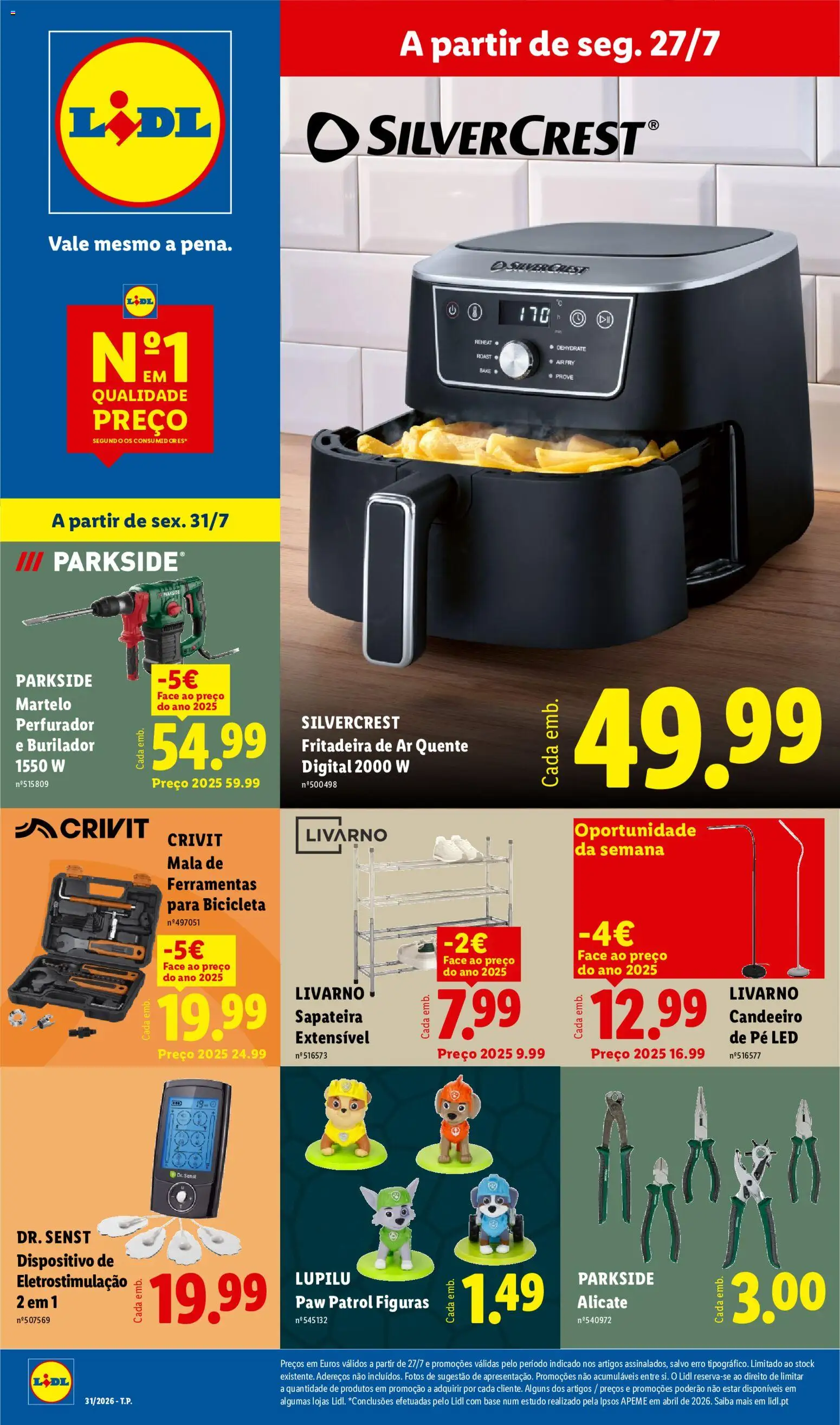 Pré-visualização do folheto da loja Lidl válida a partir de 27/07/2026