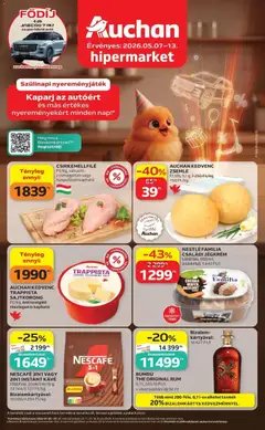 Auchan - Auchan akciós újság Kecskemét megtekintése, amely érvényes 2026.05.07.-től