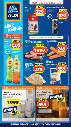 Aldi - Aldi akciós újság megtekintése, amely érvényes 2026.10.22.-től