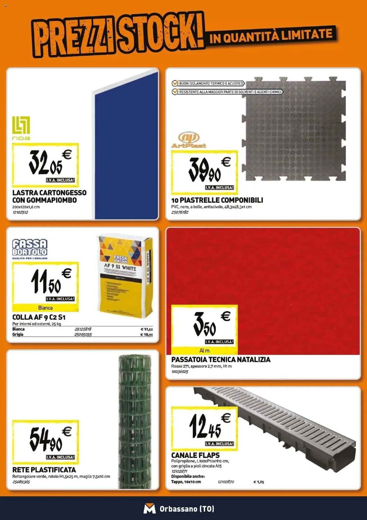 Anteprima dell'opuscolo TECNOMAT catalogo Orbassano dal negozio TECNOMAT valido da 29/10/2026