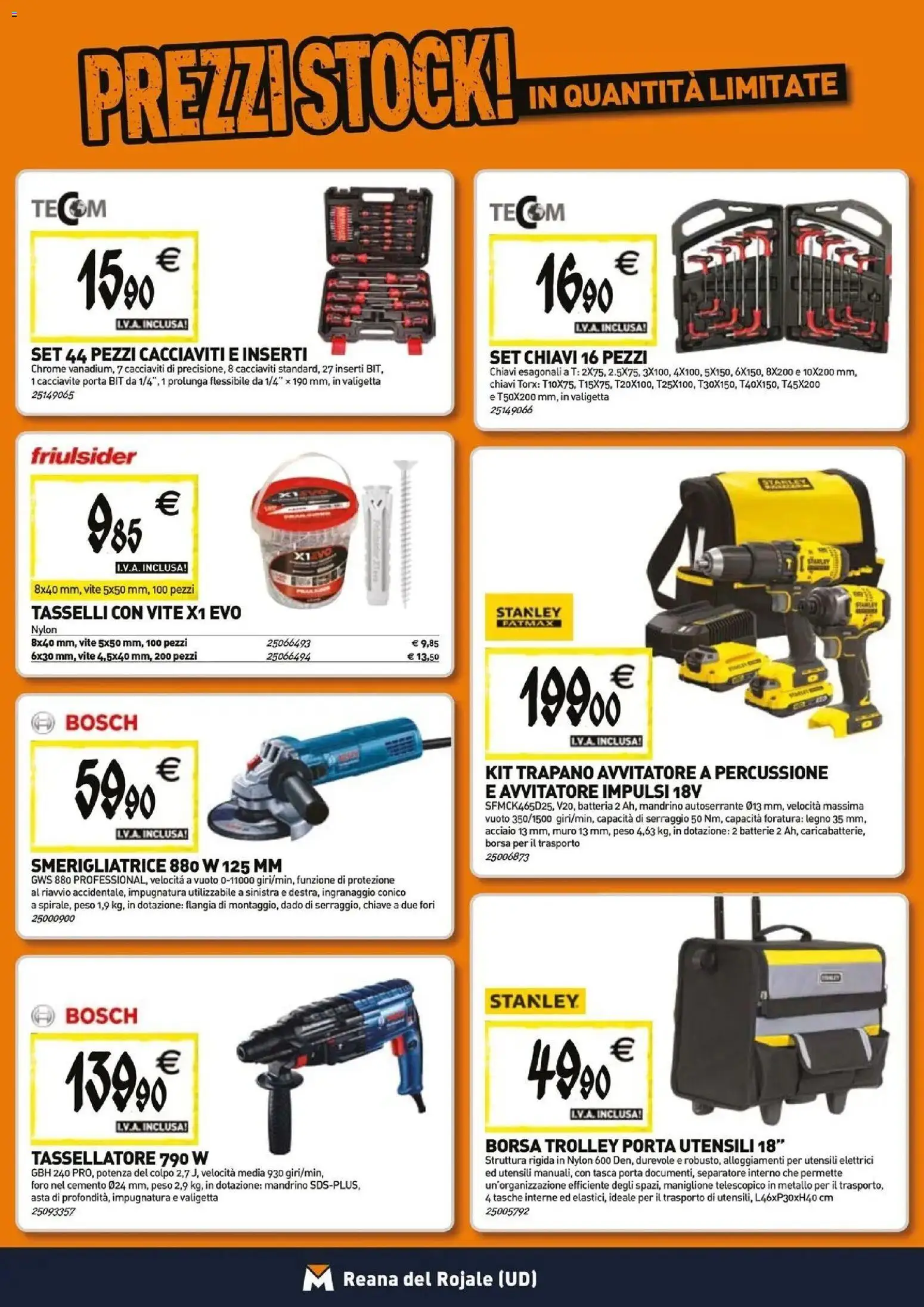 Anteprima dell'opuscolo TECNOMAT catalogo Reana del Rojale dal negozio TECNOMAT valido da 29/10/2026