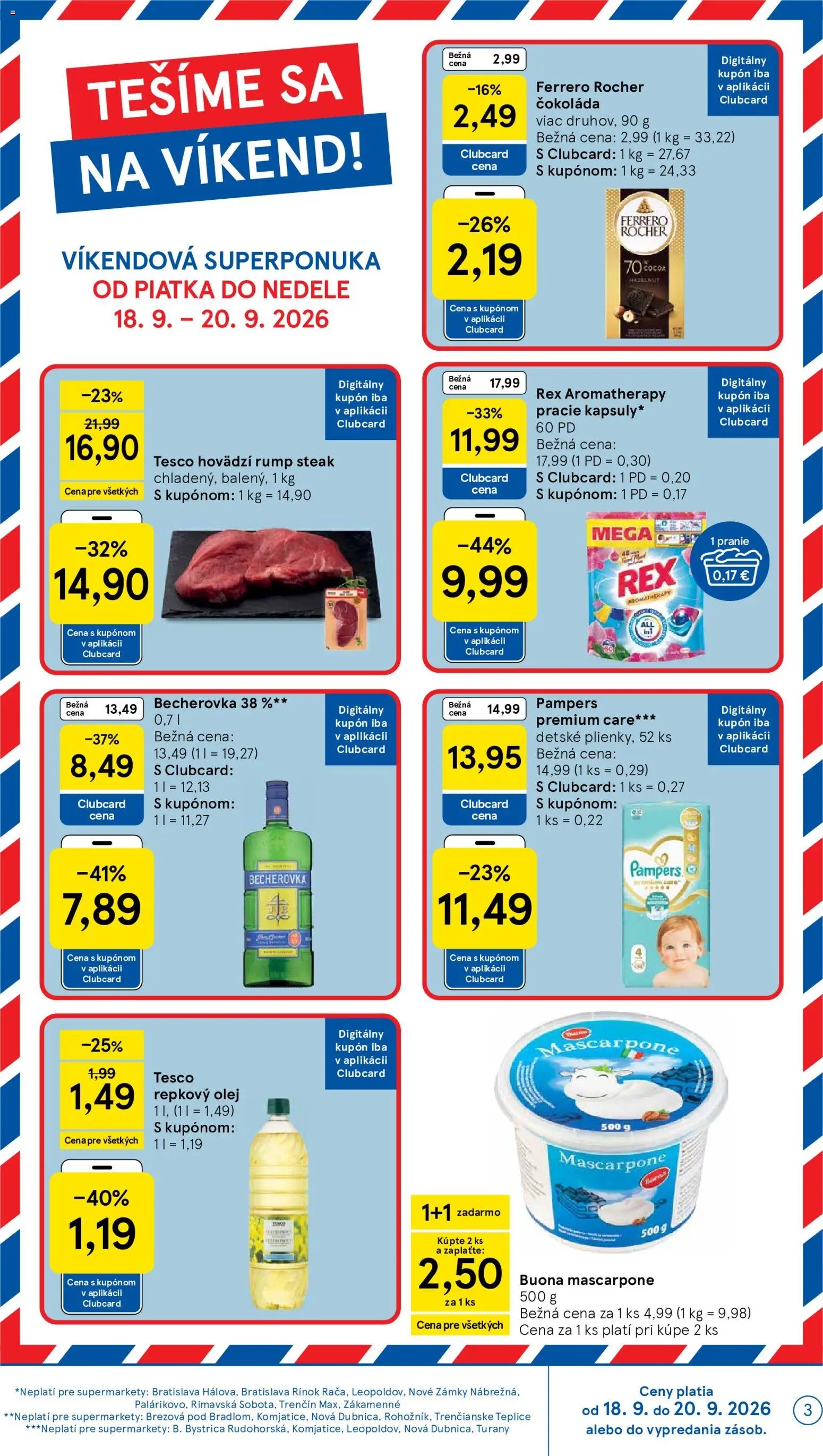 Náhľad Tesco letáku platného od 16.09.2026