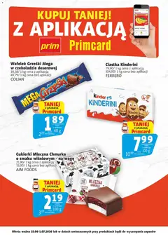 Pogląd gazetki "Prim Market promocje - Primcard" ze sklepu Prim Market ważnej od 25.06.2026