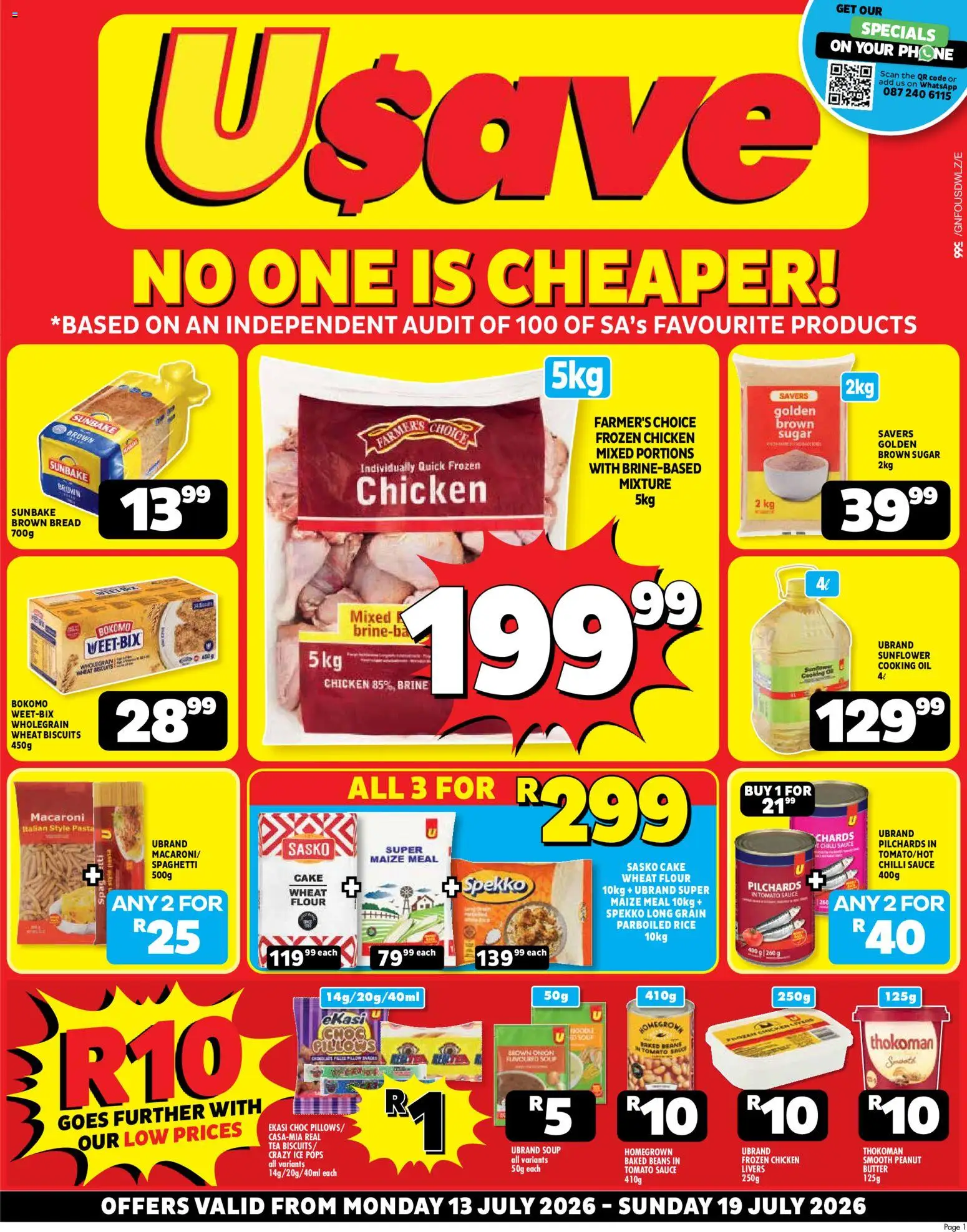 Preview of Usave flyer valid from 13/07/2026