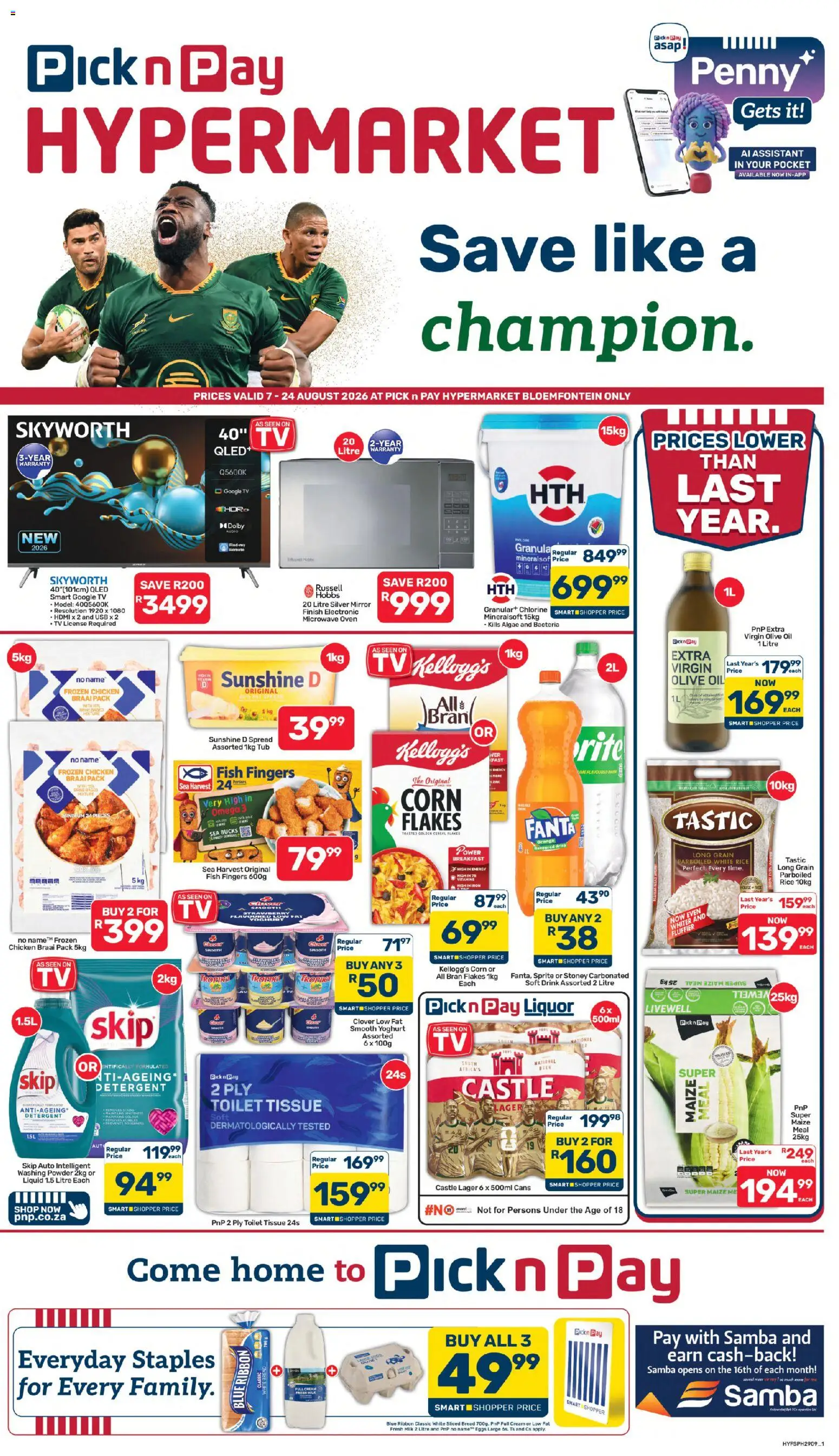 Preview of Pick n Pay flyer valid from 07/08/2026