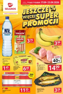 Pogląd gazetki "Selgros cash&carry gazetka - Jeszcze więcej super promocji" ze sklepu Selgros cash&carry ważnej od 17.09.2026